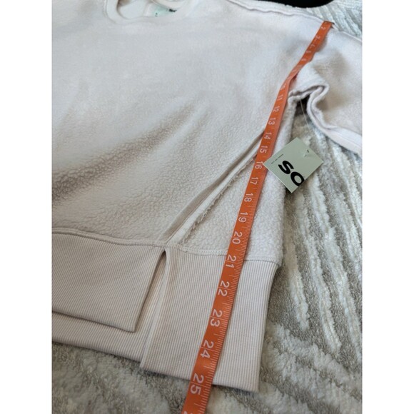 New Women’s Juniors SO Pullover Sweater Oversized Cream Size S - Picture 6 of 7